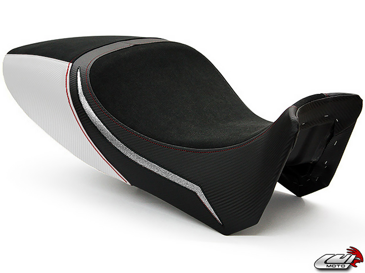 Team Italia Suede Seat Covers for the DUCATI DIAVEL 11-14 4 Team Italia Suede Seat Covers for the DUCATI DIAVEL 11-14 - Image 4