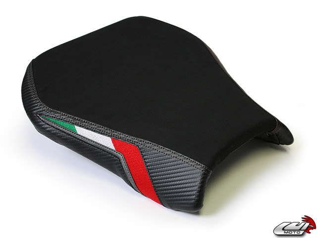 Team Italia Suede Seat Covers for the APRILIA RSV1000R 04-09 5 Team Italia Suede Seat Covers for the APRILIA RSV1000R 04-09 - Image 5