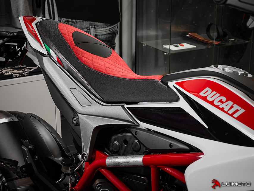 Diamond Seat Covers for the DUCATI HYPERMOTARD 13-18 7 Diamond Seat Covers for the DUCATI HYPERMOTARD 13-18 - Image 7