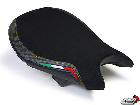 Team Italia Suede Seat Covers for the DUCATI STREETFIGHTER 09-15 3 Team Italia Suede Seat Covers for the DUCATI STREETFIGHTER 09-15 - Image 3