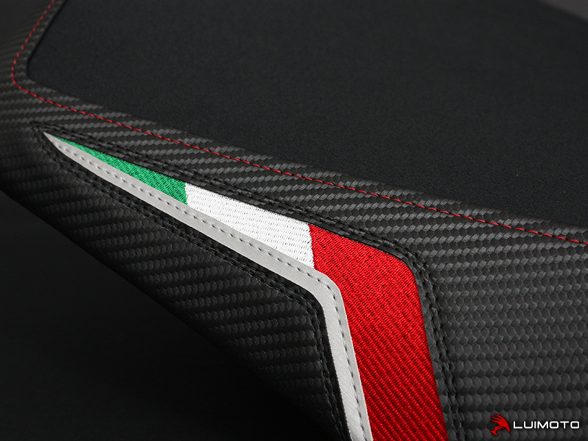 Team Italia Suede Seat Covers for the APRILIA TUONO 11-20 1 Team Italia Suede Seat Covers for the APRILIA TUONO 11-20