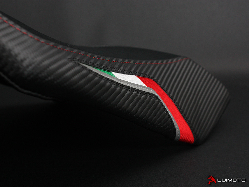 Team Italia Suede Seat Covers for the APRILIA TUONO 11-20 4 Team Italia Suede Seat Covers for the APRILIA TUONO 11-20 - Image 4