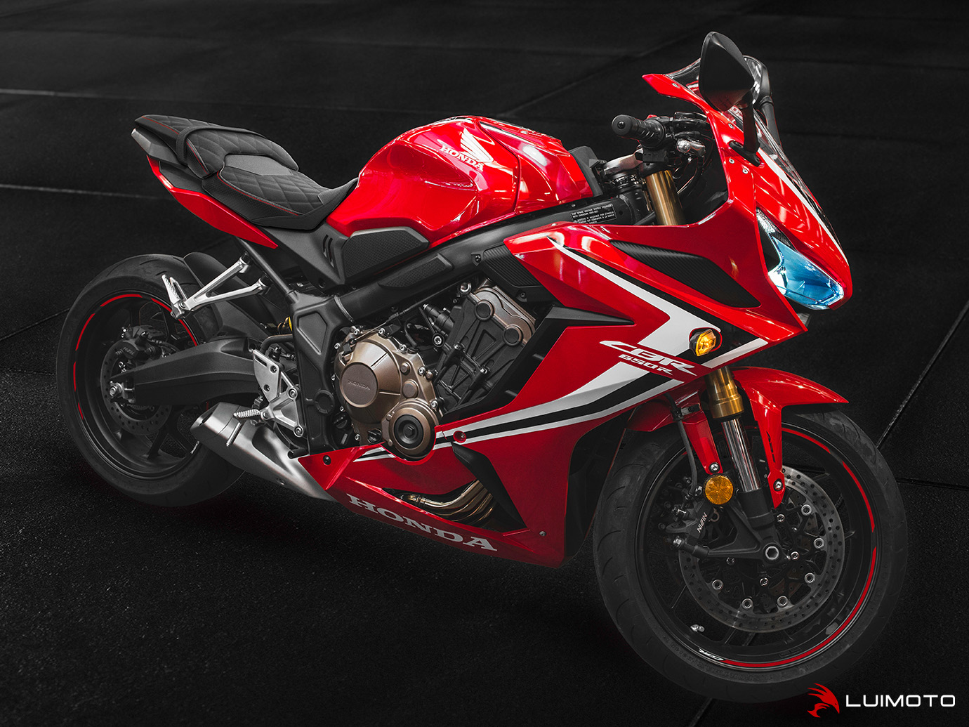 Diamond Sport Seat Covers for the HONDA CBR650R 19-20 4 Diamond Sport Seat Covers for the HONDA CBR650R 19-20 - Image 4