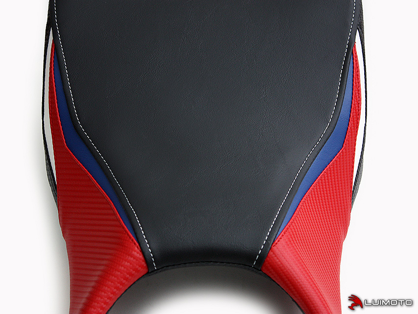 Tri-colour Seat Covers for the HONDA CB300F 15-20 3 Tri-colour Seat Covers for the HONDA CB300F 15-20 - Image 3