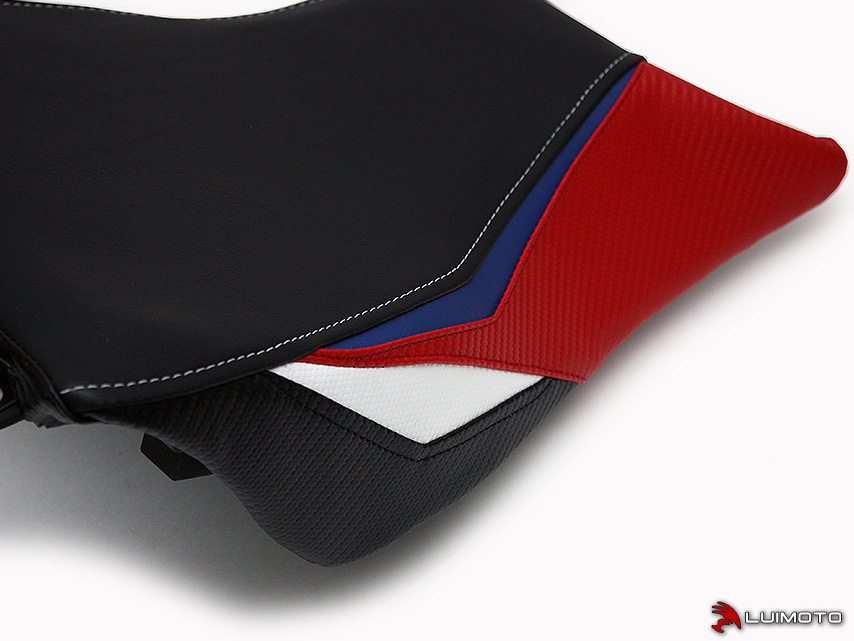 Tri-colour Seat Covers for the HONDA CB300F 15-20 4 Tri-colour Seat Covers for the HONDA CB300F 15-20 - Image 4