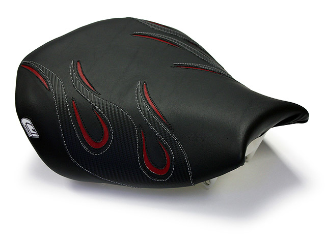 Flame Seat Covers for the KAWASAKI NINJA ZX-10R 06-07 1 Flame Seat Covers for the KAWASAKI NINJA ZX-10R 06-07